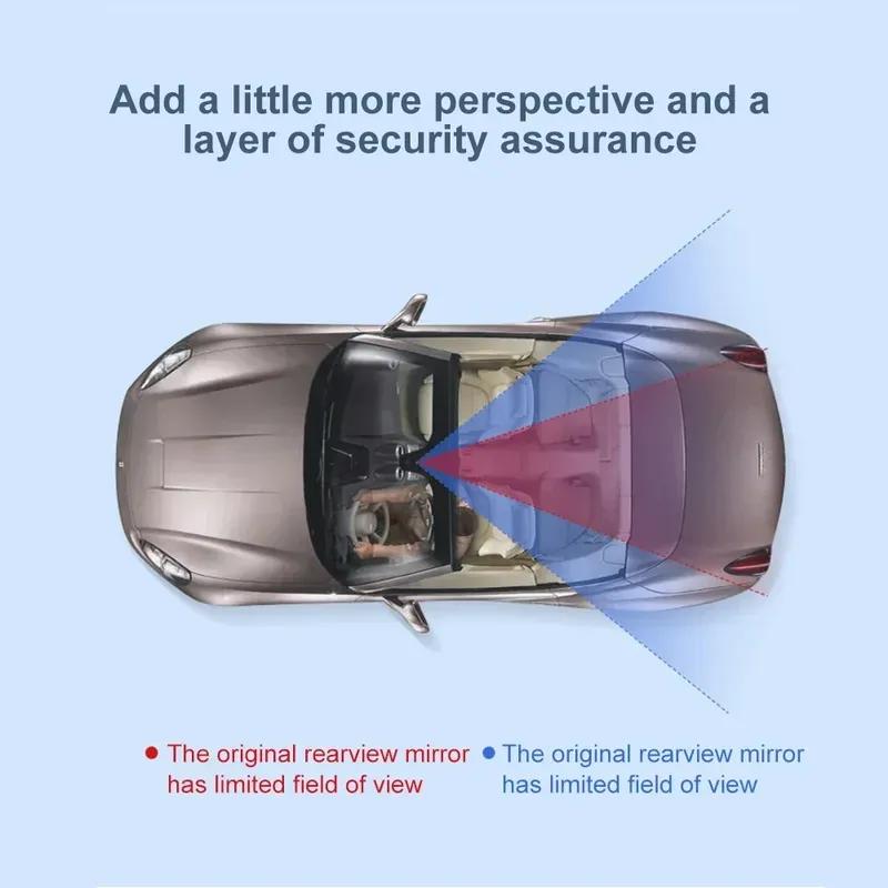 New 1/2pcs Mini Safety Car Back Seat Baby View Mirror Adjustable Baby Rear Convex Mirror Car Baby Kids Monitor Car Accessories