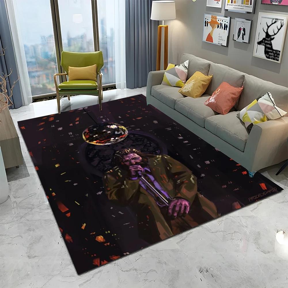 Disco Elysium Game Gamer Cartoon Carpet Rug for Home Living Room Bedroom Sofa Doormat Decor,kid Play Area Rug Non-slip Floor Mat