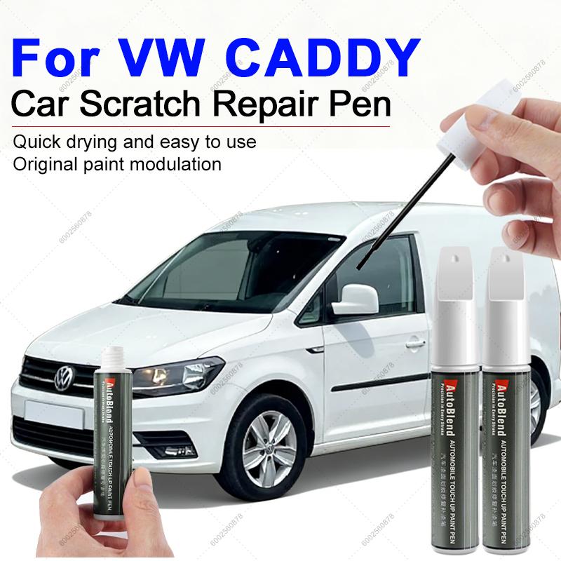 Für VW CADDY Kratzerentferner und Lackreparaturstift Fabrikprozess Farbabstimmung Autolackreparaturwerkzeug Candy White Tiefschwarz