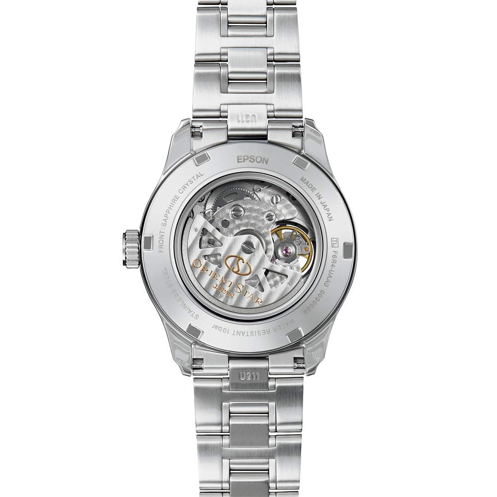Orient Ceas Automatic Star Contemporary Inimă Deschisă Cadran Verde Cristal de Safir RE-AT0002E
