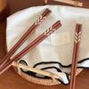10 Paar rutschfeste Essstäbchen Wiederverwendbare Küchenstäbchen Japanische Sushi-Stäbchen Geschenk