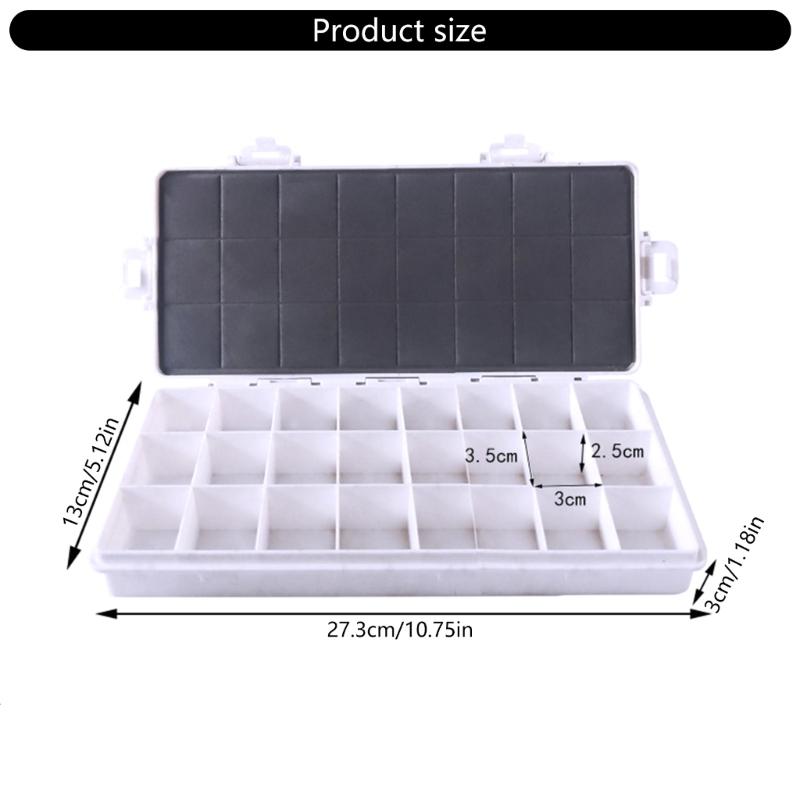 Plastic Paint Box 12/18/24 Wells Leakproof Paint Storage Case For Watercolor Oil Acrylic Paints Artists Art Supplies