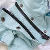 Windproof Dog Hooded Raincoat Two Legged Adjustable Dog Rain Jacket with Zipper Dog Stormcoat Pet Supplies