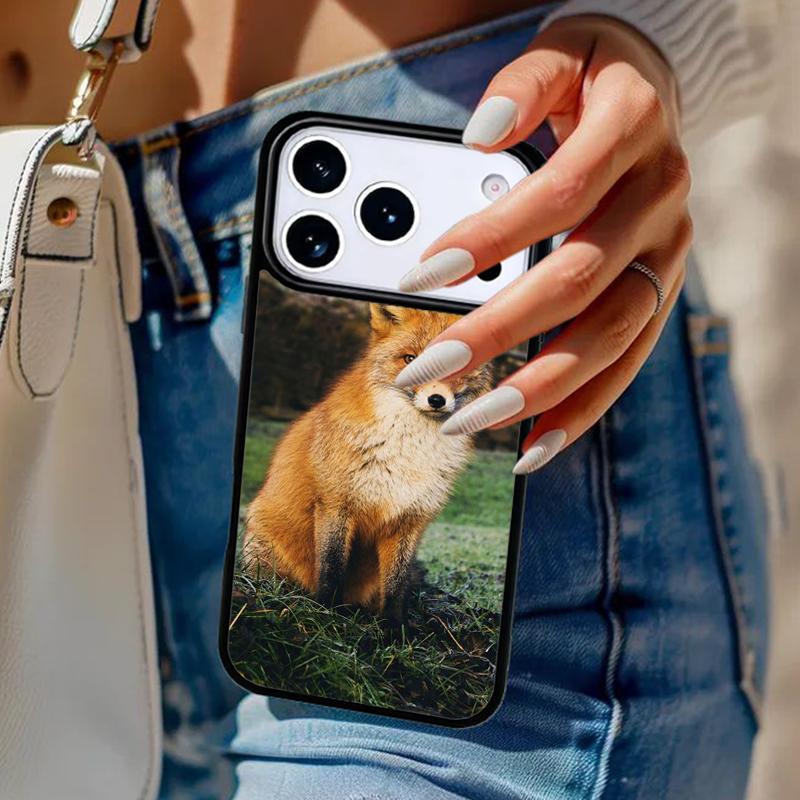 Animal raccoon fox Phone Case For iPhone 17 Air 14 15 13 12 Max Cover For Apple 14 15 16 16e 11 Pro Max Plus Coque