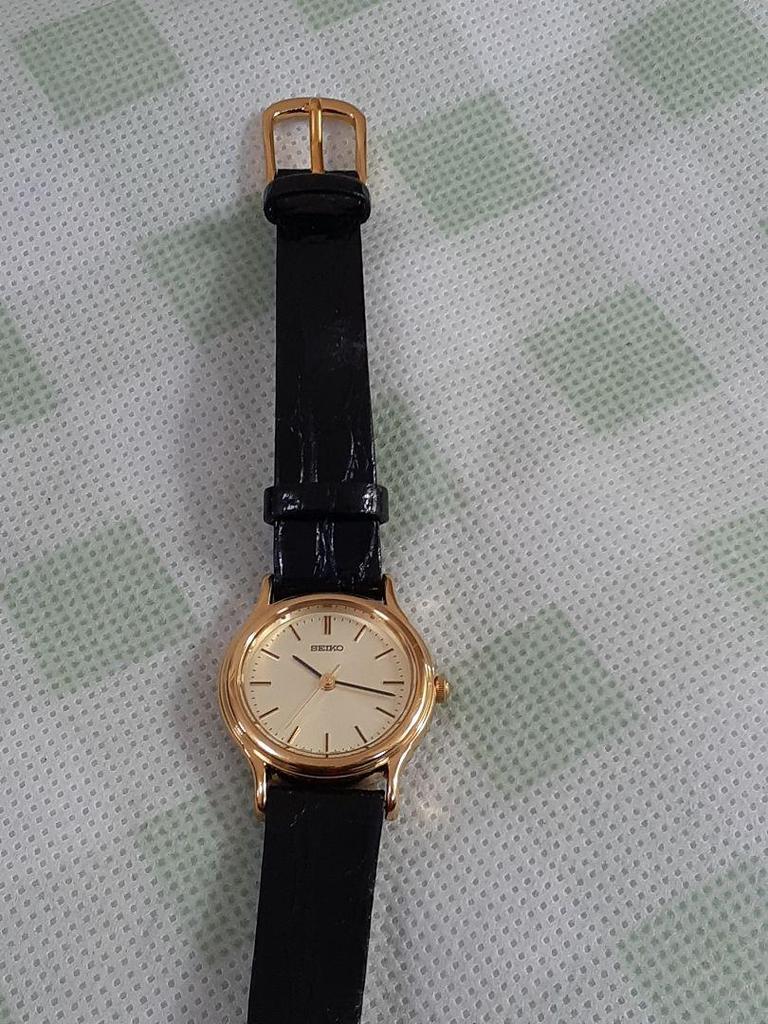 [USED] SEIKO Quartz Watch Gold/Black
