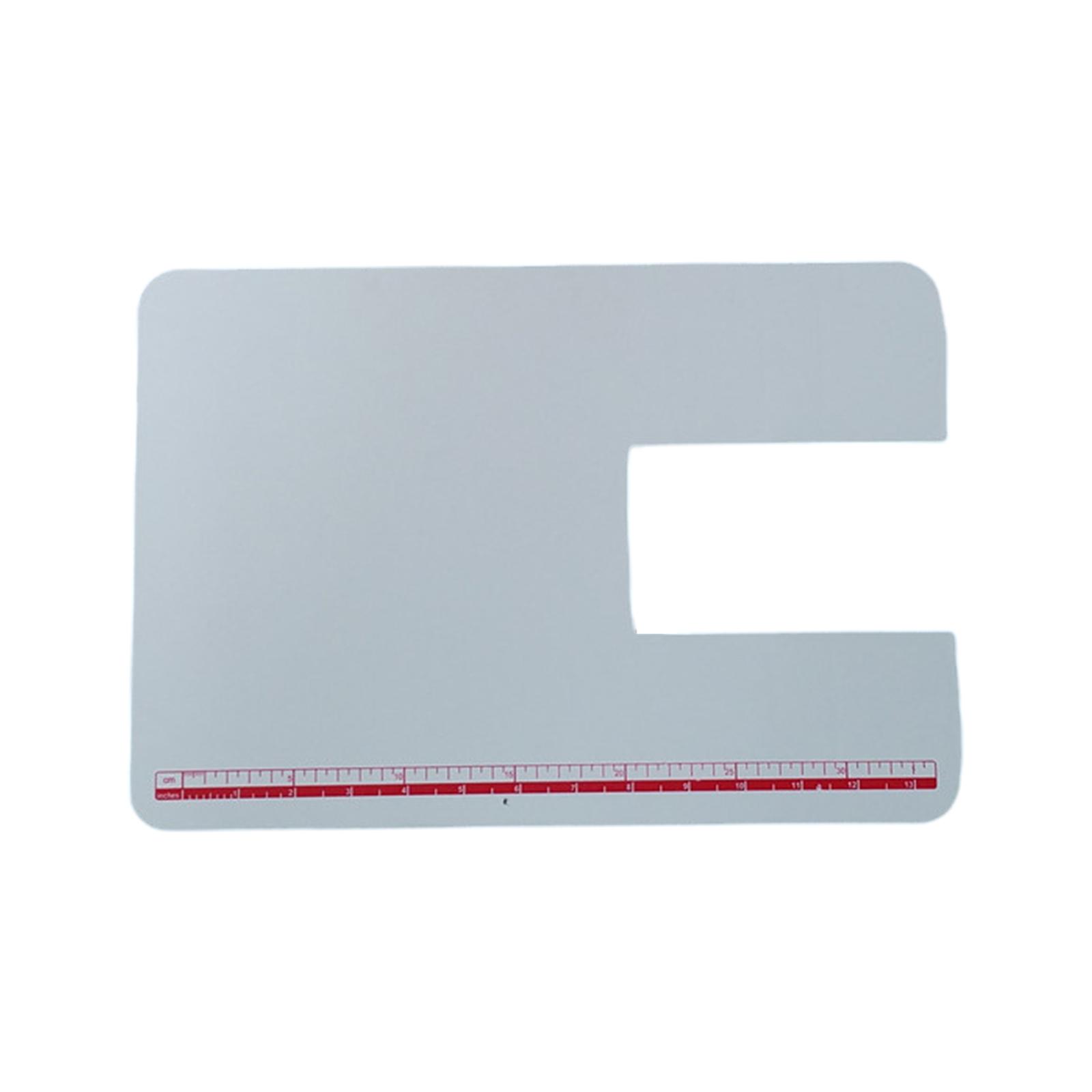 

Большой приставной стол для швейной машины, приставная пластина для швейных машин, отлично подходит для повышения устойчивости и увеличения рабочего пространства белый