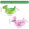 1PC Inflatable Animal Pool Float Dinosaur Unicorn Swim Ring with Handle Summer Water Toy Swimming Pool Accessories