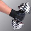 1 Paar Fitness Anti-Rutsch Halbfingerhandschuhe Geeignet für Radfahren Reiten Motorrad Männer und Frauen Skifahren Schwarze Handschuhe