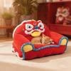 Lion-Dance Themed Pet Bed Supportive Dog Sofa Stylish for Bedrooms