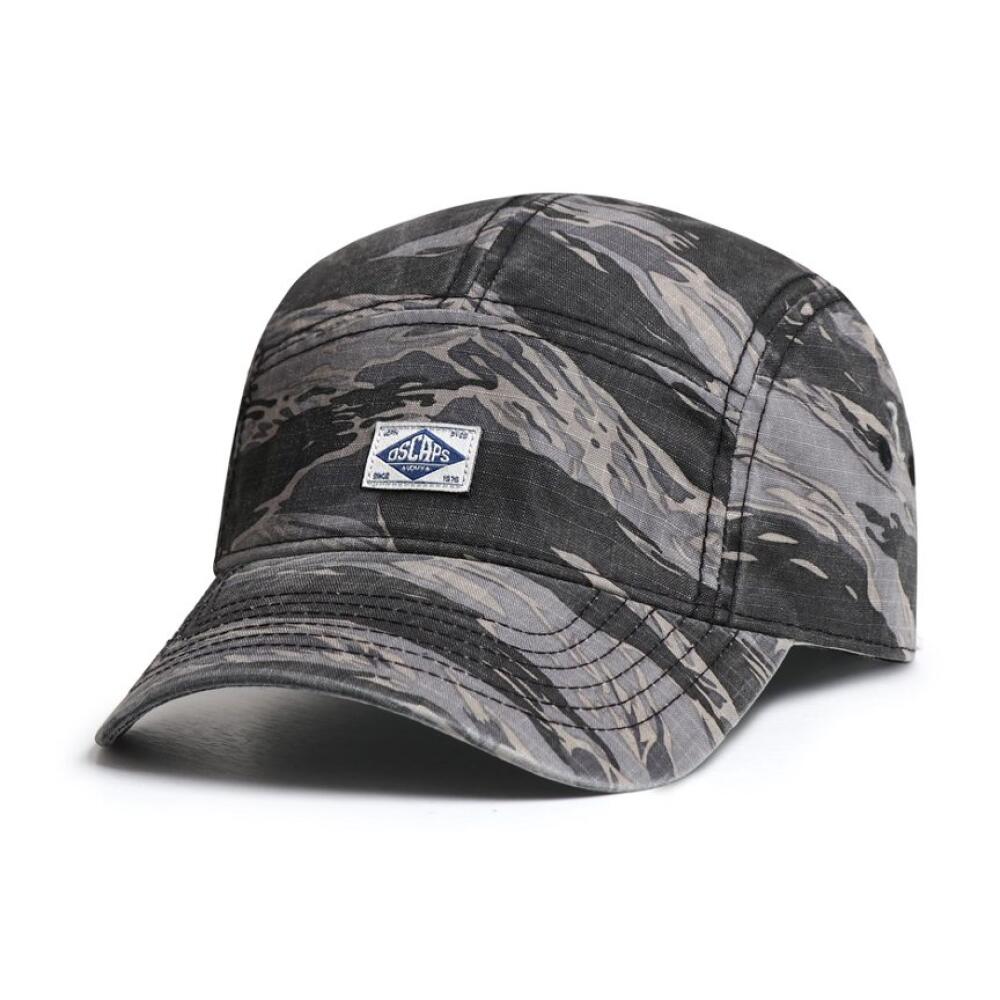 

Camo Color Vintage 5 Panel Baseball Cap for Men Women, Embroidered Letter Cotton, Outdoor Casual & Fashion Streetwear Hat темно серый