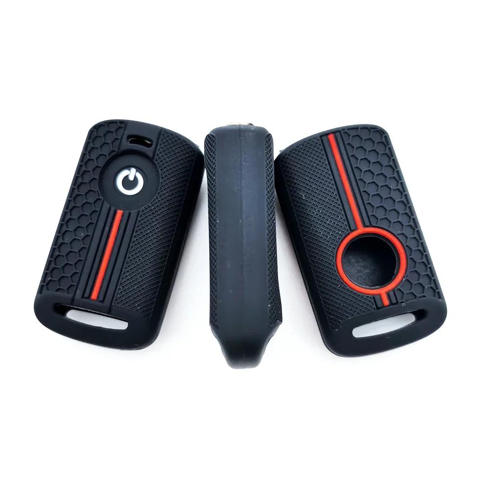 For Yamaha Xmax 125 250 309 300 400 Tricity    Nmax 125 Tmax Tech Max Keychains Silicone Motor Key Cover Case Shell