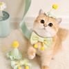 Cute Pet Cap Bow Tie Adjustable Pet Dress Up Set Star Cat Dog Birthday Hat Set Puppy Costume