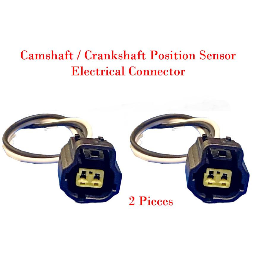 Pair Cam/Crankshaft Position Sensor Connector Fit Ford Mazda Mercury 2001-2011