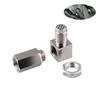 90° Spacer Sensor Engine Light Cel Check Bung Mini Catalytic Converter O2 For