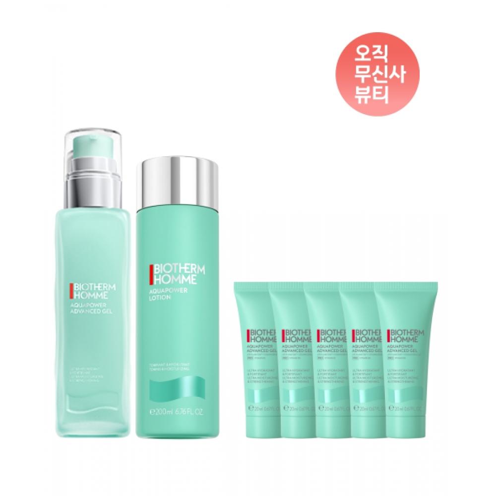 Biotherm [toner+lotion] Aqua Power 2 Step Set  + Gel Pro 100ml Original Volume Gift NONE