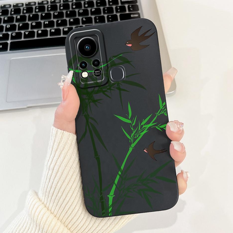 For Infinix Hot 11S Case X6812 X6812B Cute Panda Cartoon Cover Shockproof Phone Cases For Infinix Hot 11S NFC Hot11s Soft Fundas