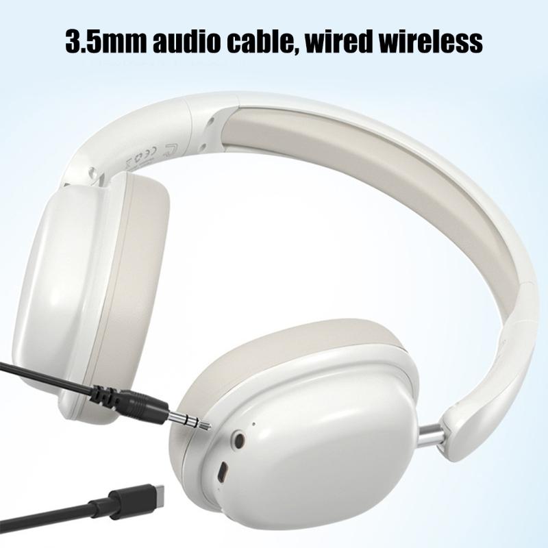 Bluetooth-compatible 5.3 Gamings Headsets Gamers Wireless Headphones With Noise Cancelling Microphones Earphone
