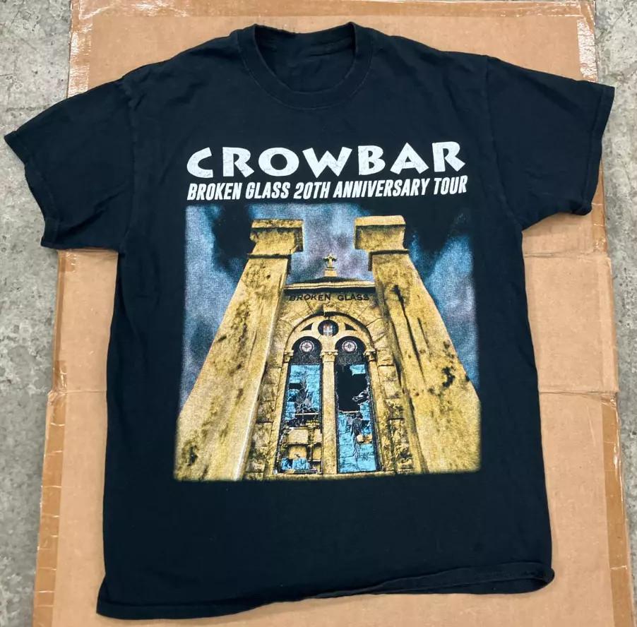 Crowbar Band 20th Anniversary Broken Glass T Shirt Full Size S-4XL