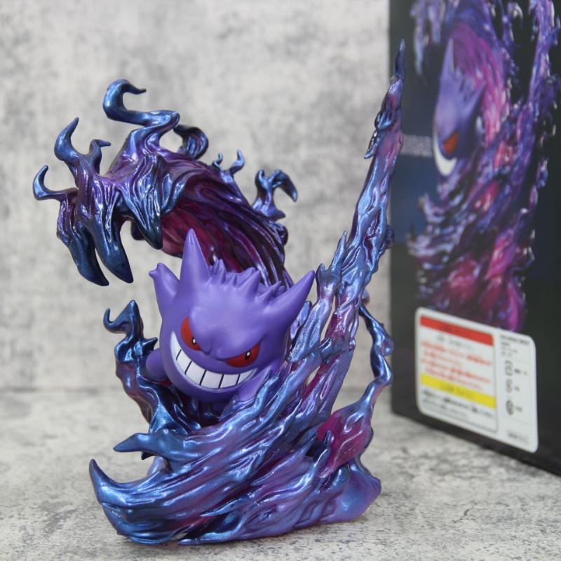 19cm Pokemon Gengar Anime Figure Ghost Claw Action Model Pvc Model Statue Collection Ornament Ornaments Toys Birthday Present Premium Quality