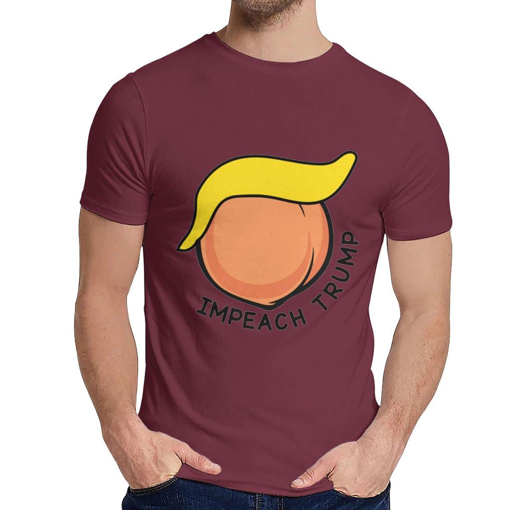 Funny Impeach Donald Trump Peach T Shirt Quality Print 100 Cotton T Shirt
