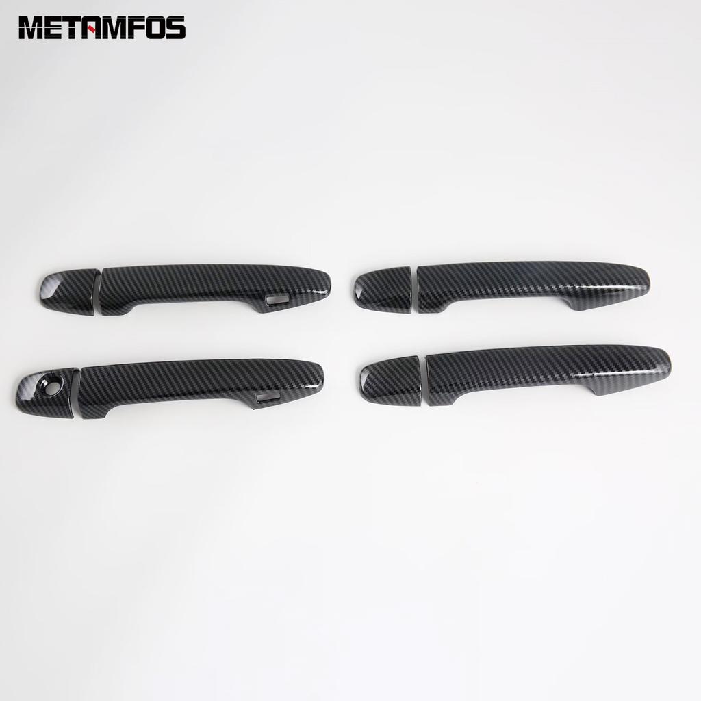 For Subaru Forester 2025 2026 Carbon Fiber Side Door Handle Bowl Cover Trim Protection Cap Exterior Accessories Car Styling