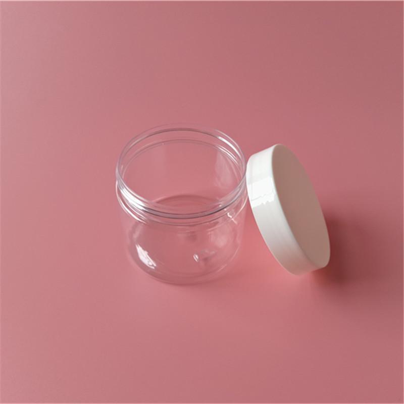 150ml Round Facial Mask Cream Box with White Plastic Cover