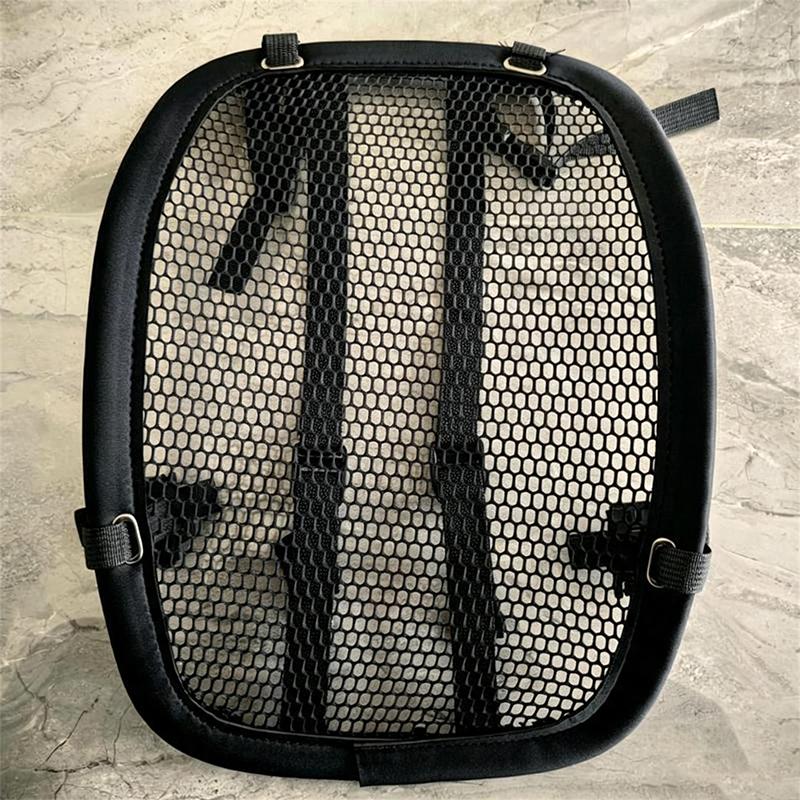 Backpack Ventilation Frame Breathable Mesh Back Pad Adjustable Strap Cooling Back Support For Travel Backpack Modification