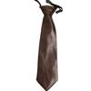 Campus Preppy Necktie Faux Leather Neck Tie Student Uniform Adjustable Pre Tied Neck Tie Shirt Collar Neckwear for Women
