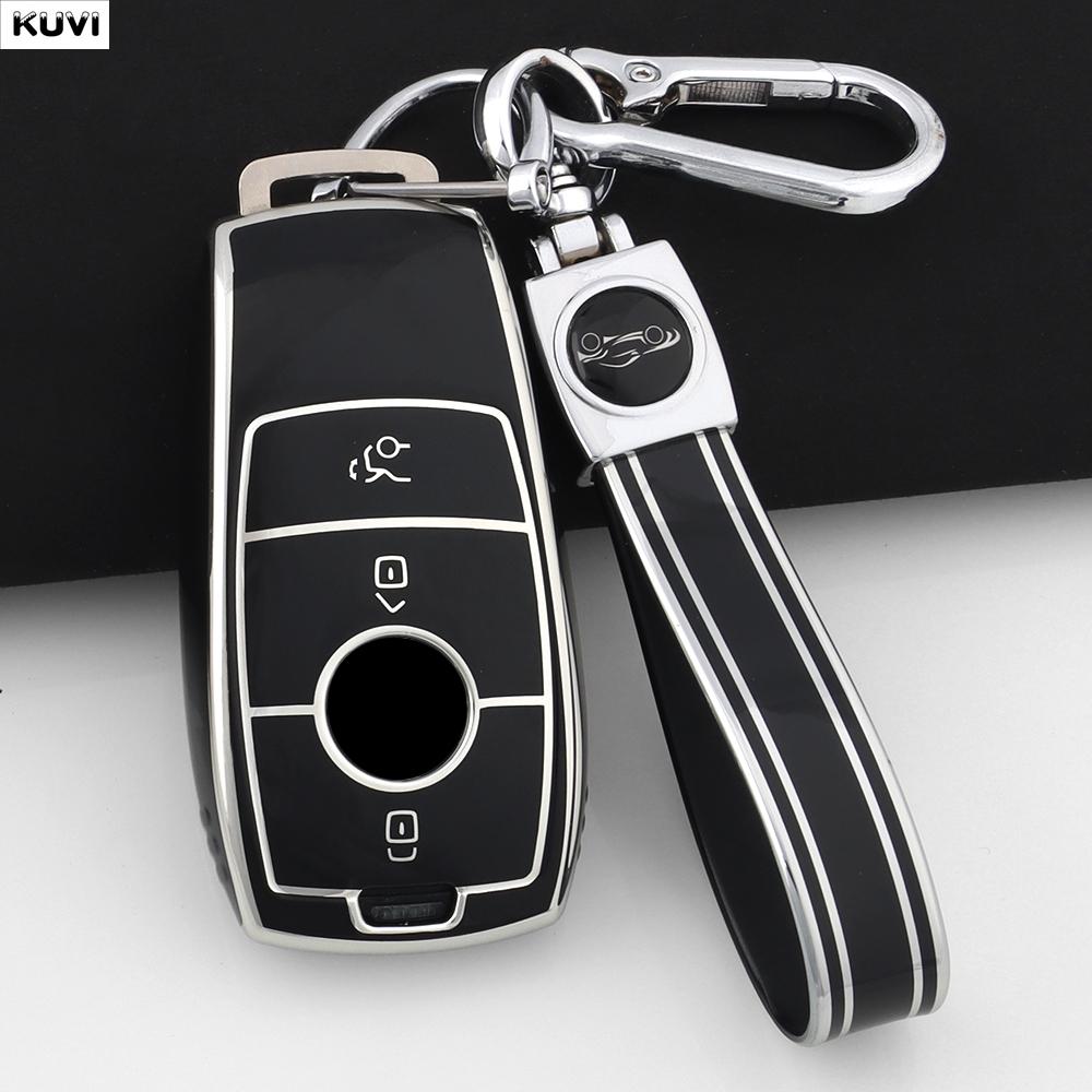 TPU Araba Anahtar Kılıfı Kılıf Tutucu Anahtarlık Mercedes Benz A C E S G Gls Cla Sınıfı W213 W177 W205 W222 X167 W176 Amg Aksesuarları İçin