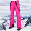 Unisex Waterproof Windproof Breathable Ski Pants - Heat-Sealed, Warm, Double Board