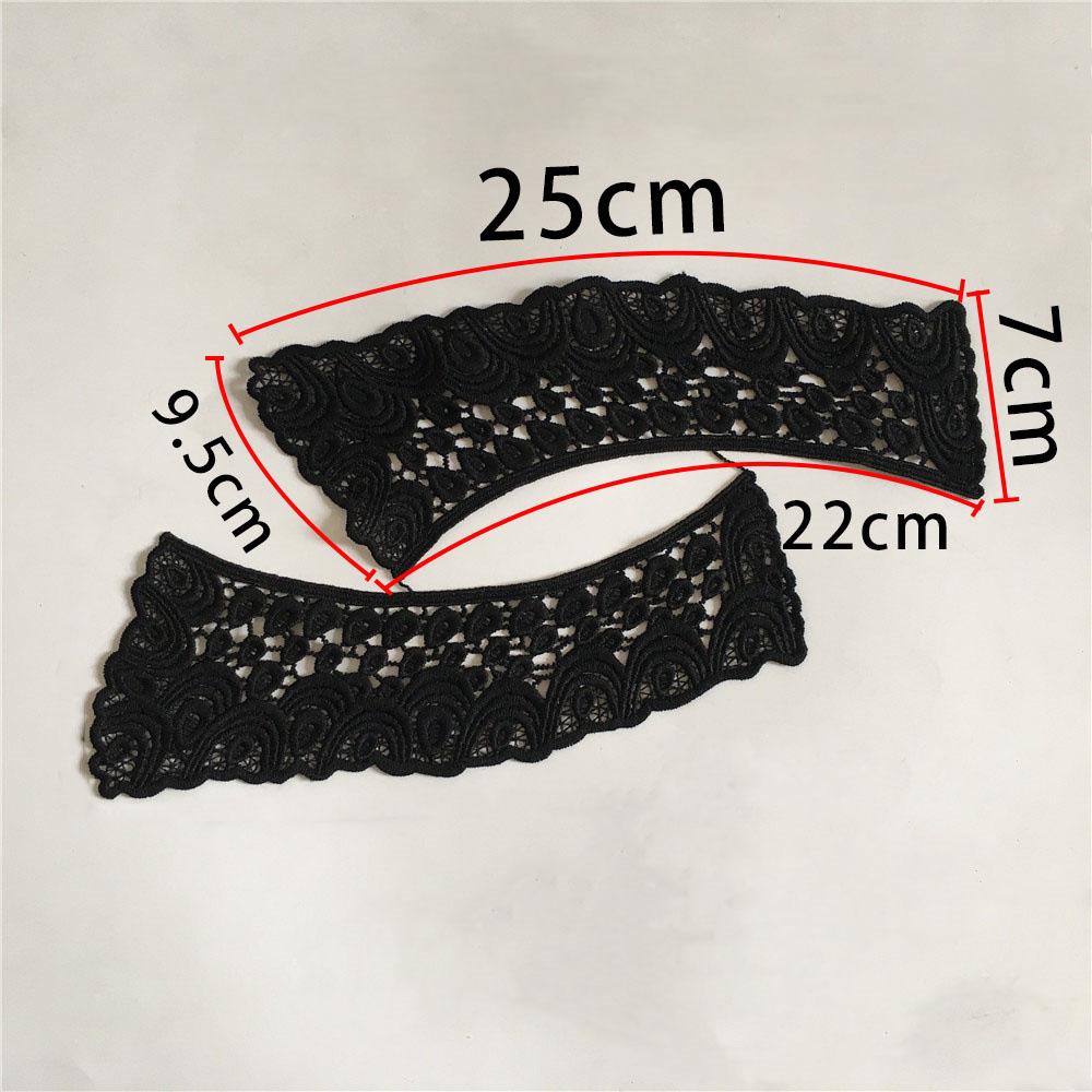 Clothing Accessories Milk Silk Hollow Lace Embroidery Diy Collar Sewing Lace Clothes Neckline Accessories Decoration