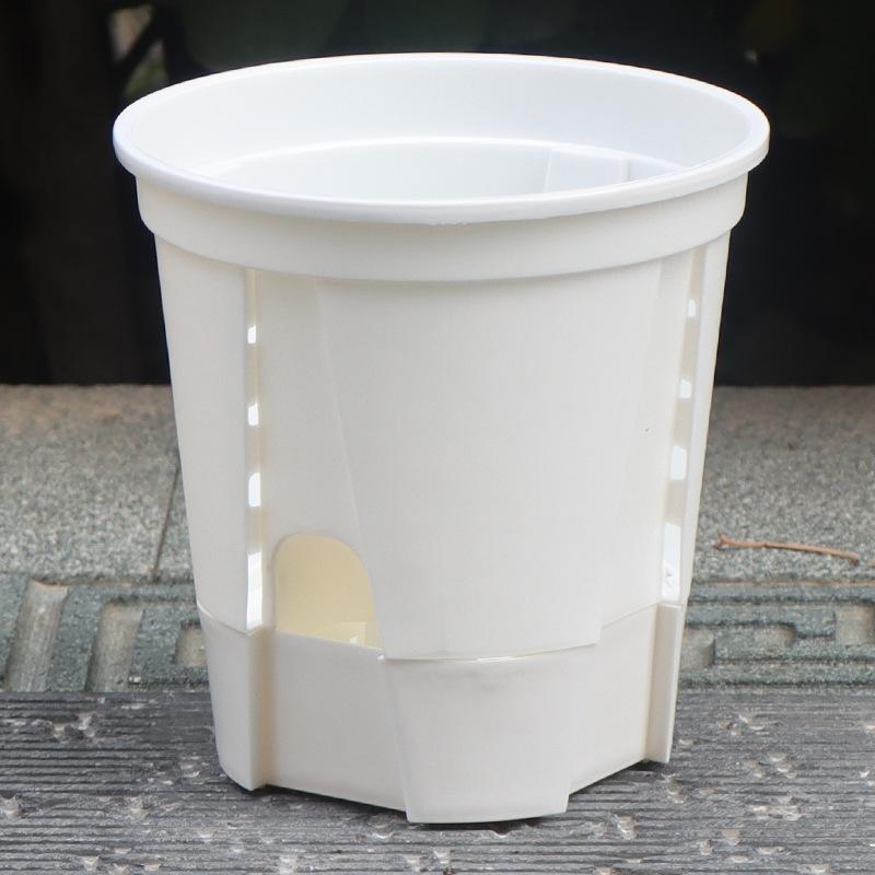 5 шт. Прозрачный горшок для орхидей с отверстиями, Контроль корней, Прозрачные питомниковые горшки для орхидей, Пластиковый дышащий контейнер для роста корней