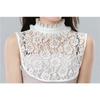 Damen Spitze Stehkragen Damen Abnehmbarer Choker Halskette Hemd Falscher Kragen Bluse Sweatshirt Weste Kleidung Accessoire