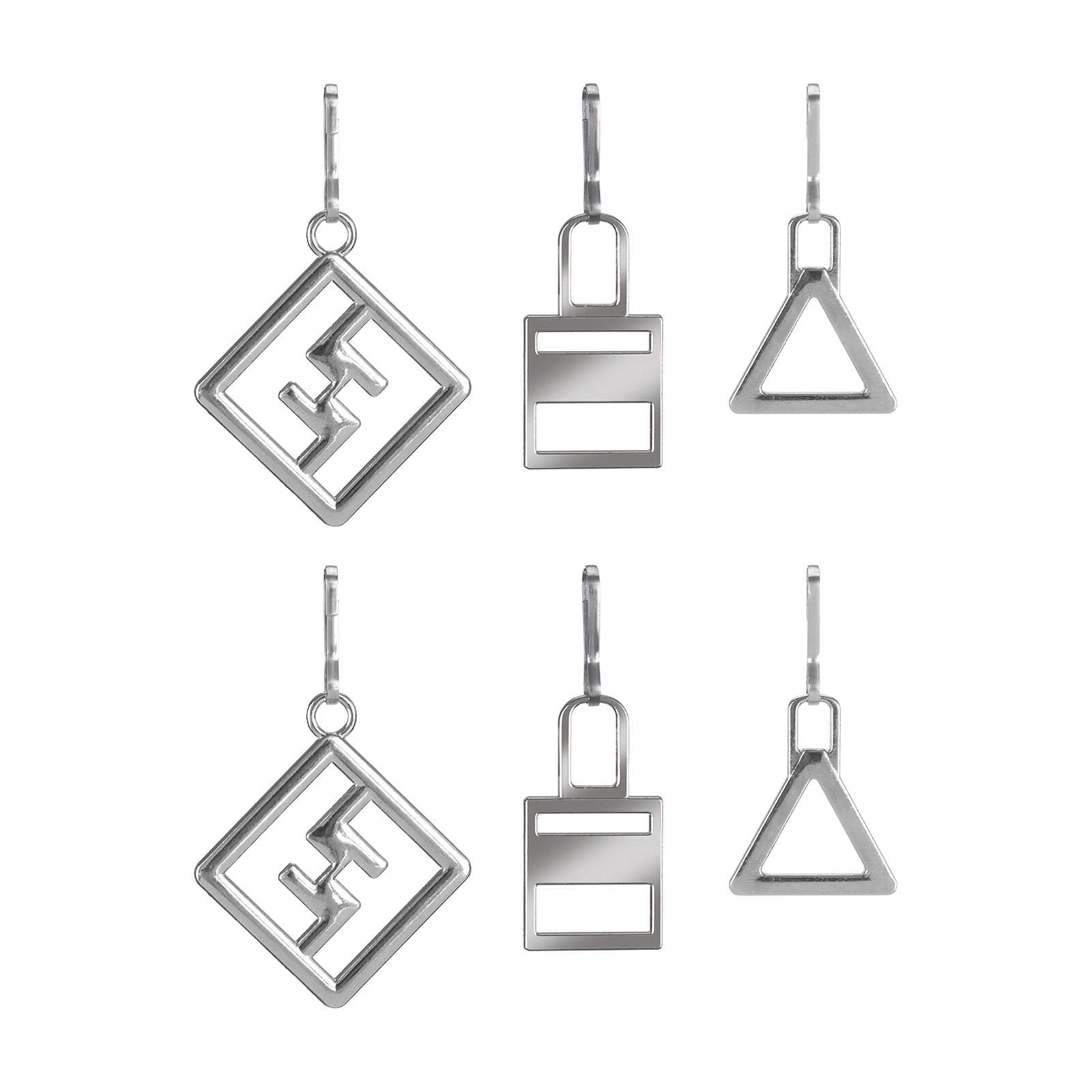 

6 шт. сменный язычок молнии, металлический съемник, слайдер, удлинитель молнии серебряный