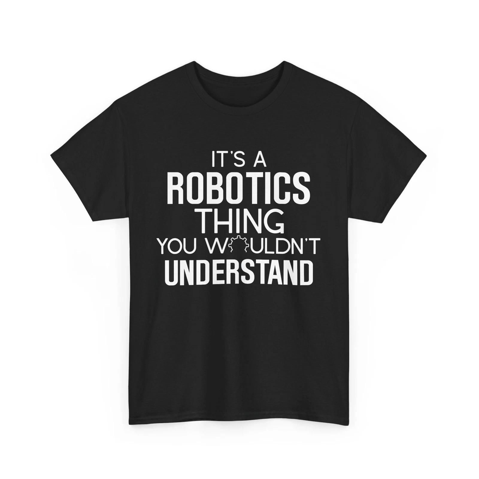 Funny Robot T-Shirt | Cute AI Sci-Fi Machine Tee | Futuristic Cyber Geek Gift M