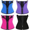 New Palace Corset Body Shaper: 3-Row Buckle & Zipper Waist Belt for Slimming & Postpartum Support