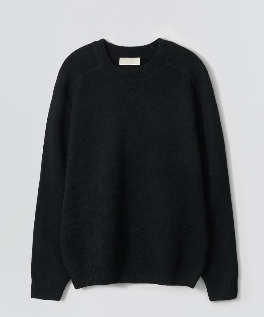 EZIO Plain Round Knit_Black