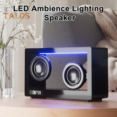 Drahtloser transparenter Lautsprecher Musik-Player Tragbarer wiederaufladbarer Bluetooth-kompatibel Musik-Lautsprecher mit Umgebungslicht