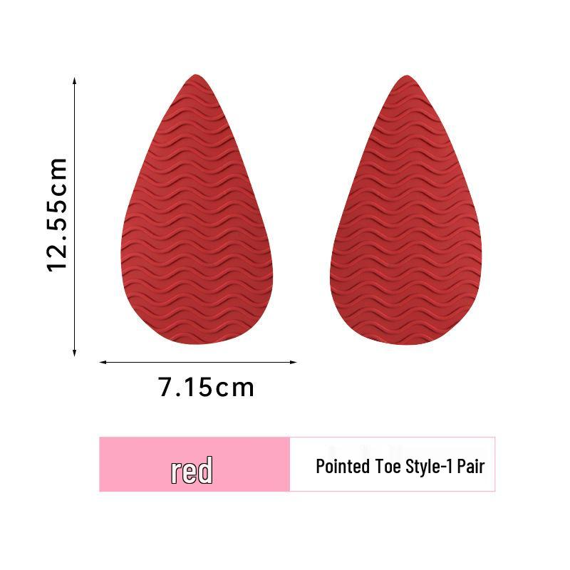 Water Ripple Non-Slip Silicone Heel Stickers
