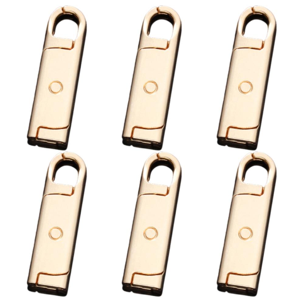 

6Pcs Metal Zipper Pull Detachable Zipper Pull Tabs Durable Zipper Head Puller Luggage