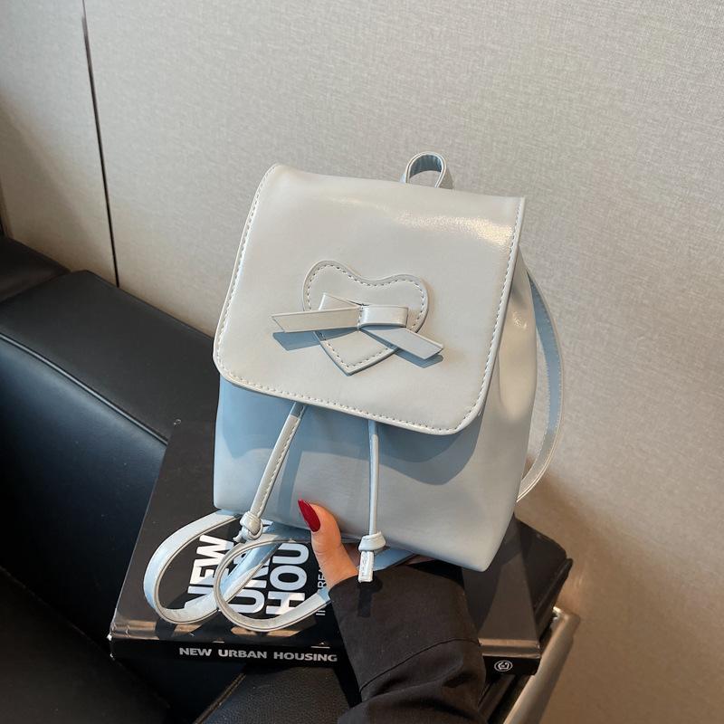 

Cute girl backpack, female new college style schoolbag, college student class commuting small backpack синий