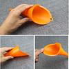 Car Refueling Longer Funnel Anti-splash Plastic Auto Long Mouth Oil Funnels Engine Funnel Motorcycle Refueling Car Accessories