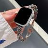 Metal Strap for Apple Watch Series 10 Ultra 9 8 7 SE 6 5 4 3 2 1 46mm 49mm 45mm 44mm 42mm Rhinestone Decor Rhombus Watch Band