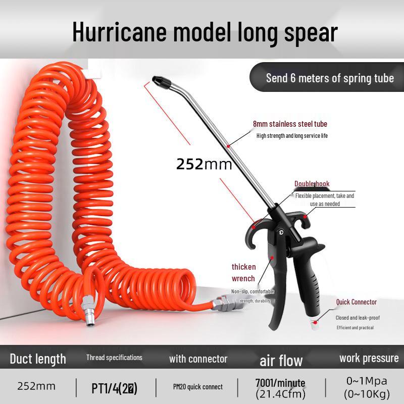 High-Pressure Air Blow Gun & Dust Removal Tool