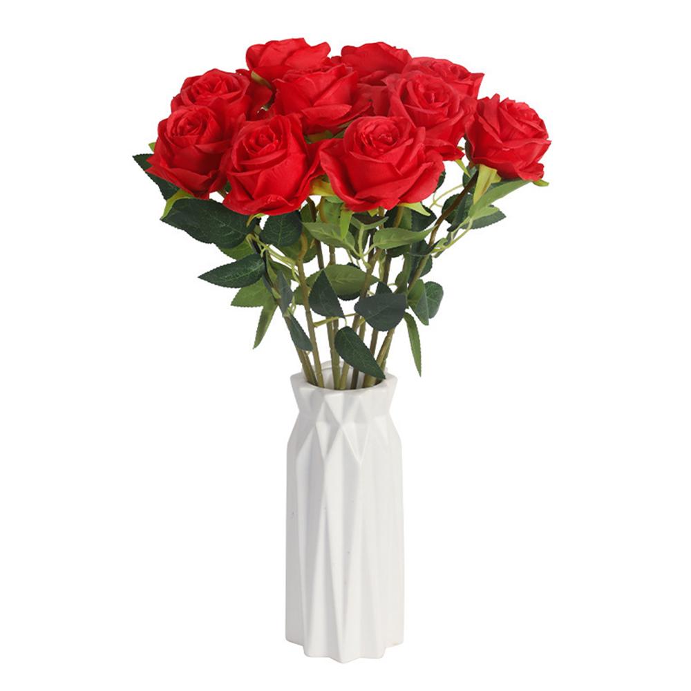 5pcs 10 Colors Simulated Rose DIY Party Decoration Artificial Flowers New Small Rose Home Decor
