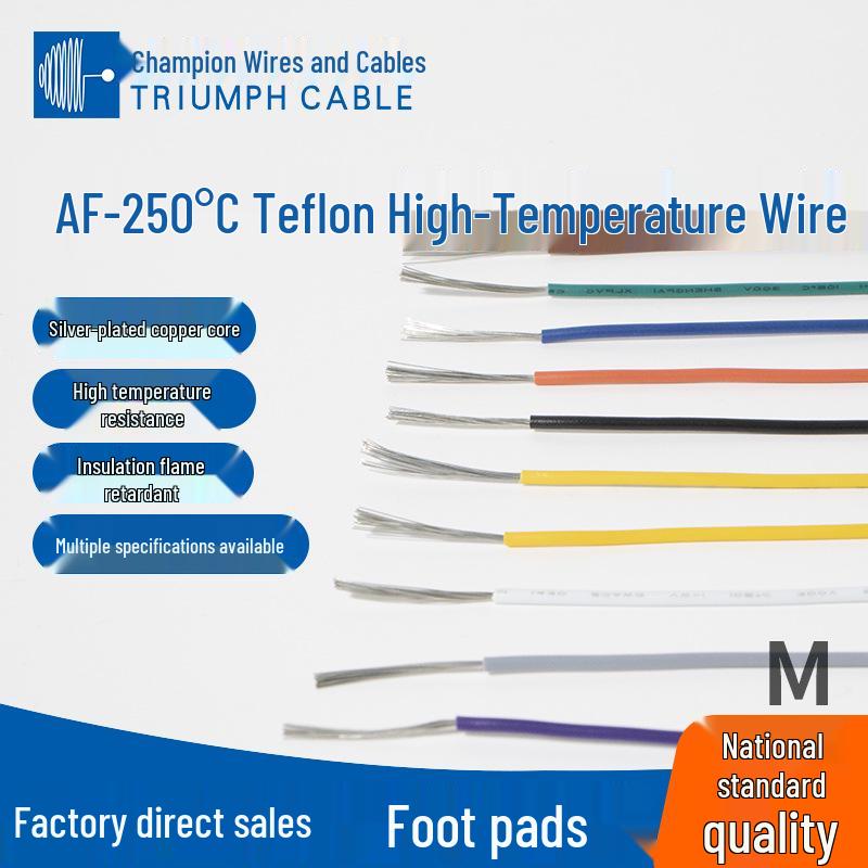 High-Temp PFA Fluoroplastic Wire AF-250° for Aviation & High-Speed Rail