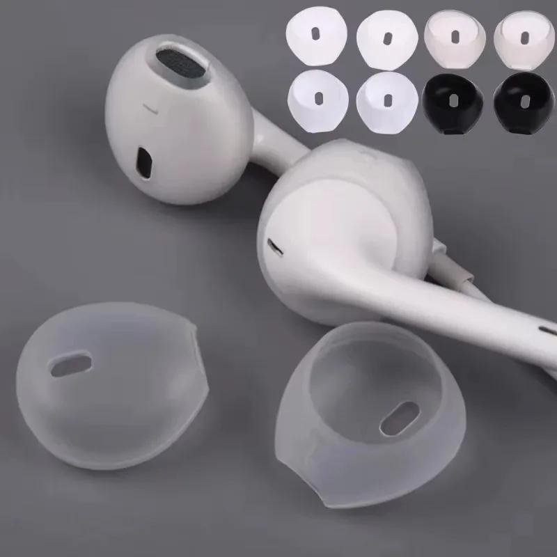 Silikoonist kõrvaotsikud AirPods 1/2 jaoks Asendus Üliõhukesed Kummist Kõrvaklapid Kõrvaklapikatted Kõrvaklapid Kadumisevastane Kaitse Kõrvaklapikate Apple'i jaoks