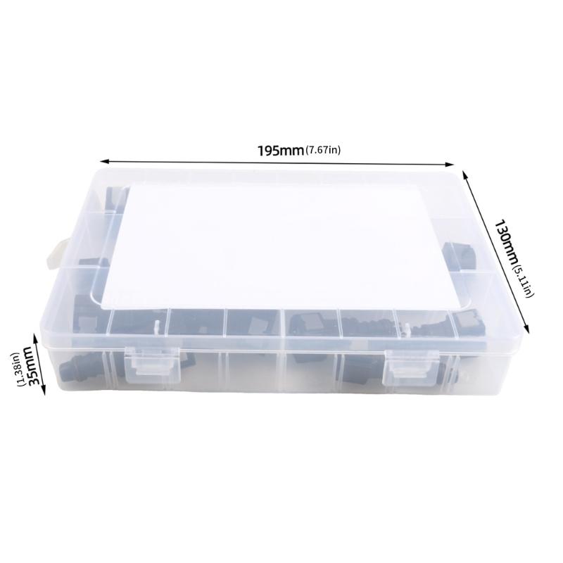 15Pcs Fuel Line Repair Kit Universal Fuel Line Quick Connector For Cars And Motorcycles With Storage Box