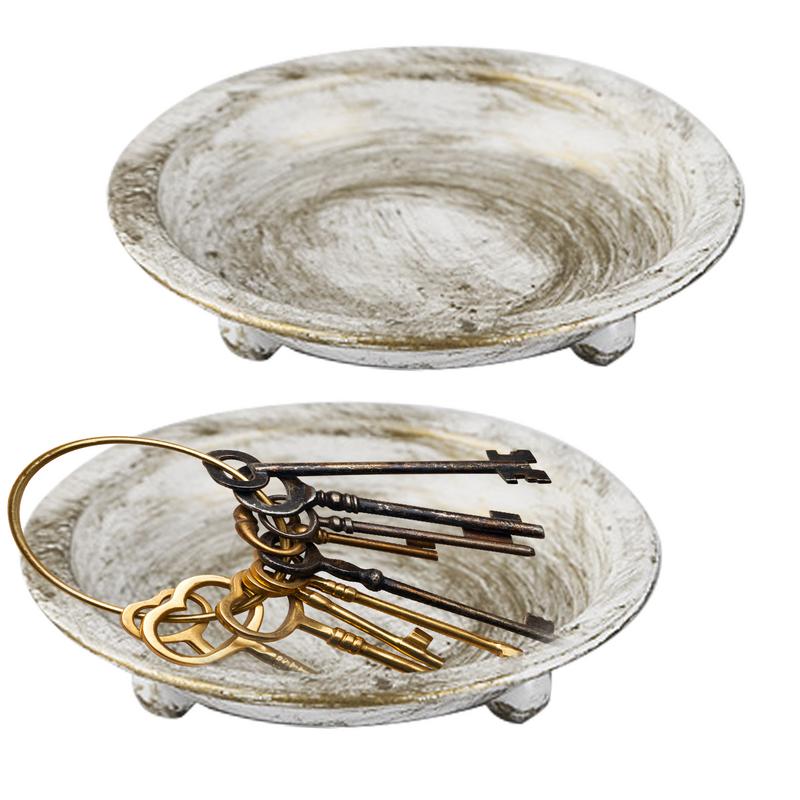 Candle Holder Iron Retro Round Candle Tray Metal Candle Holder Tray Suitable for Home Wedding Festival Decoration