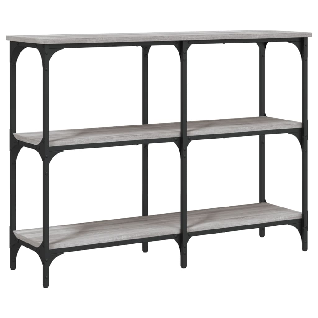 Console Table Grey Sonoma 100x29x75 cm Particleboard